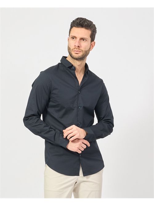 Armani long-sleeved cotton shirt